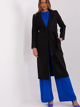 Coat Och Bella  This long transitional coat is ideal for a variety of occasions, from casual to more formal. It is made of durable polyester, which ensures 