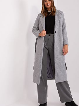 Coat Och Bella  This long transitional coat is ideal for a variety of occasions, from casual to more formal. It is made of durable polyester, which ensures 
