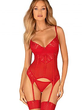 Sexy set Obsessive  Don\'t like it when boredom creeps into your life? Are you constantly looking for interesting solutions? Ingridia lingerie will undoubtedly 