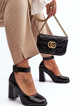 Block heel pumps Step in style