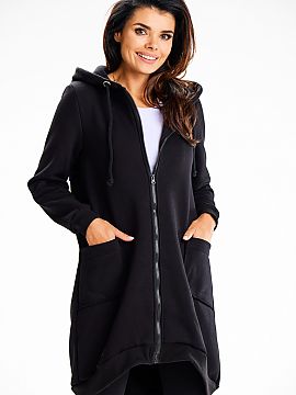 Sweatshirt Infinite You  Our long sweatshirt is a combination of style and comfort. Made of soft cotton sweatshirt, it guarantees durability and knee-length comfort.