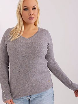 Jumper plus size Factory Price  This elegant women\'s sweater is the perfect choice for days when you want to feel extra feminine and stylish in the workplace. Made of fine