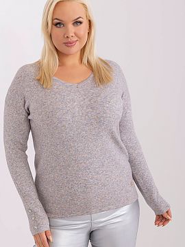 Jumper plus size Factory Price  This elegant women\'s sweater is the perfect choice for days when you want to feel extra feminine and stylish in the workplace. Made of fine