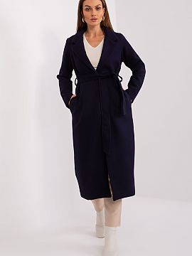Coat Och Bella  This long transitional coat is ideal for a variety of occasions, from casual to more formal. It is made of durable polyester, which ensures 
