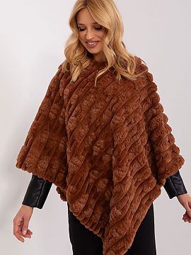 Poncho AT  This poncho is a combination of casual style, comfort and the charms of varied material texture. The poncho is an excellent choice for every
