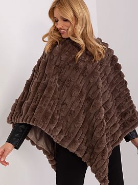 Poncho AT  This poncho is a combination of casual style, comfort and the charms of varied material texture. The poncho is an excellent choice for every