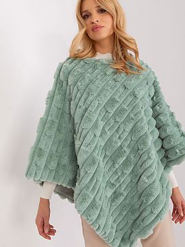 Poncho AT  This poncho is a combination of casual style, comfort and the charms of varied material texture. The poncho is an excellent choice for every