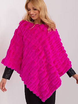 Poncho AT  This poncho is a combination of casual style, comfort and the charms of varied material texture. The poncho is an excellent choice for every