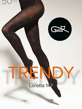 Tights Gatta  Women\'s patterned tights of exceptional softness made of microfiber, matte, without marked panties part with a small gusset.