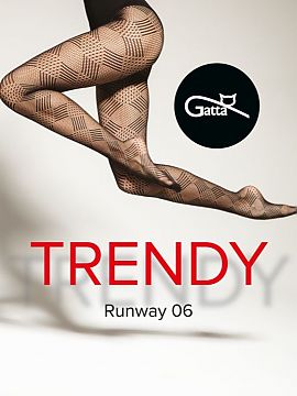 Tights Gatta  Women\'s mesh tights of the cabaret type, patterned, made of elastane yarn.
