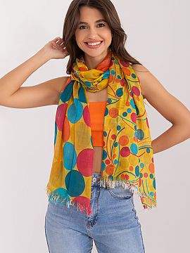 Neckerchief AT  Sling with an interesting print on the fabric. An ideal choice for many stylings.  Dimensions: length 184 cm, width 70 cm.