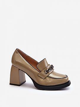 Block heel pumps Step in style