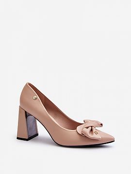 Block heel pumps Step in style