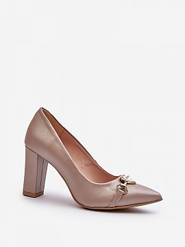 Block heel pumps Step in style