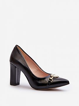 Block heel pumps Step in style