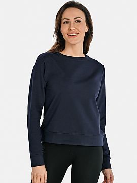 Sweatshirt Teyli  Extremely comfortable and stylish cotton sweatshirt for women is an indispensable piece of clothing. Its simple yet modern cut allows you to