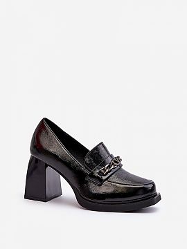 Block heel pumps Step in style