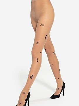 Tights Gatta  Women\'s tights made with LYCRA technology, thanks to which they are elastic and fit perfectly to the legs. Discreet panties part, matte fin