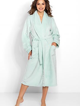 Bathrobe Momenti Per Me  Made of high-quality, soft fabric. The fabric is pleasant to the touch. High quality workmanship and materials used. Classic cut of the bath