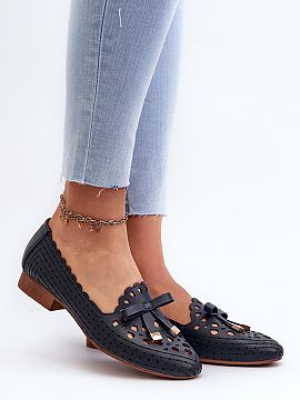 Ballet flats Step in style  Stylish ballerinas by Jezzi. Made of eco leather, they present high quality and durability. Their flat heel guarantees stability, while the 