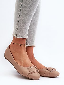 Ballet flats Step in style  Eco leather ballerinas are an excellent choice for women who appreciate both style and comfort. Rounded noses add to their delicacy, and the