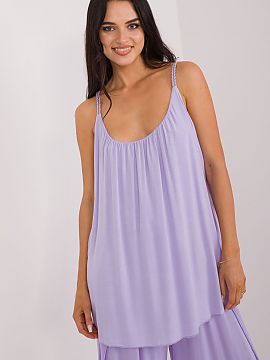 Top Och Bella  Casual women\'s blouse, ideal for everyday wear, made of smooth material, the dominant component of which is viscose. It provides comfort an