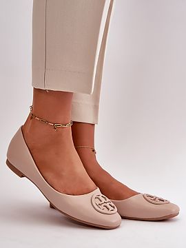 Ballet flats Step in style  Light women\'s ballerinas made of high-quality eco leather. Elegant and comfortable, perfect for any occasion. Decorated with a subtle accen