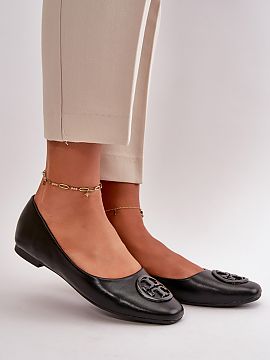 Ballet flats Step in style  Light women\'s ballet flats made of high-quality eco leather. Elegant and comfortable, perfect for any occasion. Decorated with a subtle acc