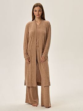 Long bathrobe Henderson  The Fudge bathrobe will be the perfect addition to your home wardrobe for colder days. Made of soft, pleasant to the touch knitwear, it will