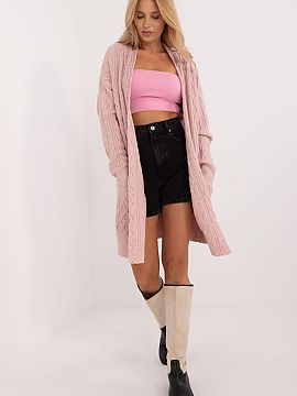 Cardigan AT  A long, unbuttoned cardigan is the perfect everyday cover-up that combines casual style with comfort. Made from a blend of acrylic, polyeste