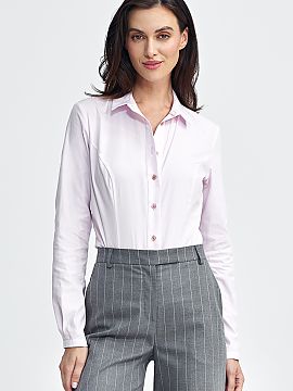 Shapewear Body Nife  Elegant body with a fitted cut, made of shirt material that perfectly emphasizes the silhouette. It has a half-collar, giving the whole a su