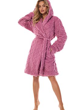 Bathrobe L&L collection  We present an elegant and comfortable women\'s robe, which is also perfect as homewear. Made from soft, quilted material, it provides warmth