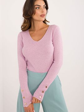 Jumper AT  Women\'s casual sweater perfect for everyday wear and work. Made of high-quality blend of materials: viscose, polyamide and polyester, it pr
