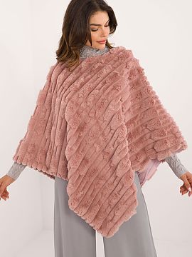Poncho AT  This poncho is a combination of casual style, comfort, and the charms of a diverse fabric texture. Poncho is a perfect choice for everyday w