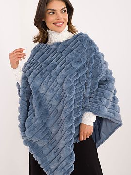 Poncho AT  This poncho is a combination of casual style, comfort and the charms of varied fabric texture. Poncho is a perfect choice for everyday wear.