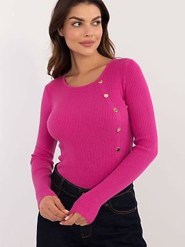 Jumper AT  Casual women\'s sweater, ideal for everyday wear and for work. Made from a blend of viscose, polyester and polyamide, it provides comfort an