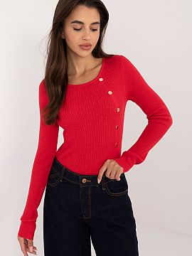 Jumper AT  Casual women\'s sweater, ideal for everyday wear and for work. Made from a blend of viscose, polyester and polyamide, it provides comfort an