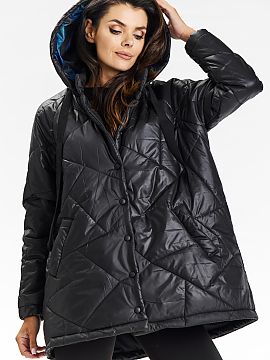 Jacket awama  Hooded jacket with a hood and long sleeve fastening. Discover comfort and functionality with a casual hooded jacket from Awama. Made of warm