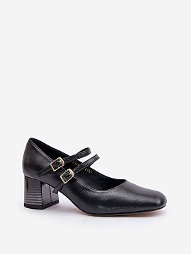 Block heel pumps Step in style
