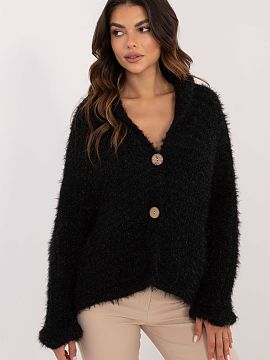 Cardigan Och Bella  Women\'s sweater made of soft and pleasant to the touch blend of polyamide and acrylic that provides comfort. The material is durable and re