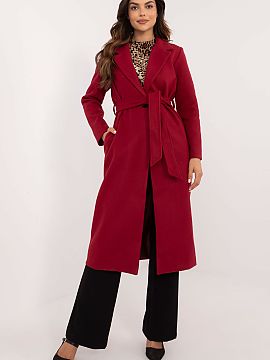 Coat Och Bella  This long transitional coat is ideal for a variety of occasions, from casual to more formal. It is made of durable polyester, which ensures 