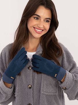 Gloves AT  Gloves made of smooth, ribbed material, providing warmth and a stylish look on colder days. Finished with an elastic welt, they fit perfectl