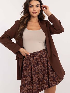 Short skirt Italy Moda  The mini skirt with a bomber cut is a great choice for everyday casual styling. Made of lightweight polyester with viscose lining, it provid