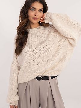 Jumper Och Bella  Women\'s sweater with a casual character, perfect for everyday wear and for work. Made from a blend of acrylic, lana, viscose and polyamide,