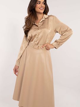 Skirt Italy Moda  This unique skirt is the perfect combination of classic and modern. The flared cut beautifully emphasizes the silhouette, and the imitation 