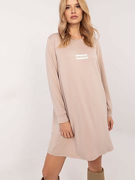 Daydress Relevance  Casual sweat dress, ideal for everyday wear, provides comfort and style. Made of soft and airy micro modal material, it gently sits on the f