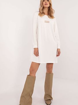 Daydress Relevance  Casual sweat dress, ideal for everyday wear, provides comfort and style. Made of soft and airy micro modal material, it gently sits on the f