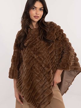 Poncho AT  This poncho is a combination of casual style, comfort and the charms of varied material texture. The poncho is an excellent choice for every