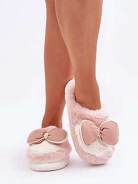 Slippers Step in style  Women\'s slippers made of soft, cozy fur, perfectly enveloping the feet, providing warmth and comfort. The model is set on a thicker sole, w