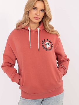 Sweatshirt Sublevel  Women\'s casual sweatshirt is a perfect choice for everyday wear, combining comfort with trendy design. Made of high-quality cotton and poly